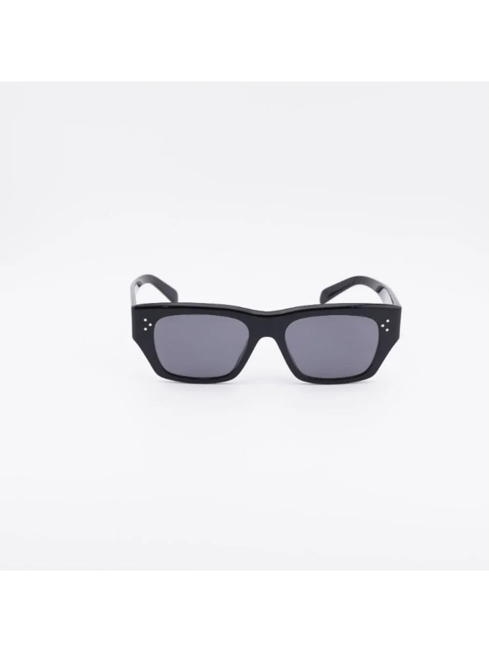 Celine CL40297U 01D Sunglasses Black Square Frame, Grey Polarized Lenses